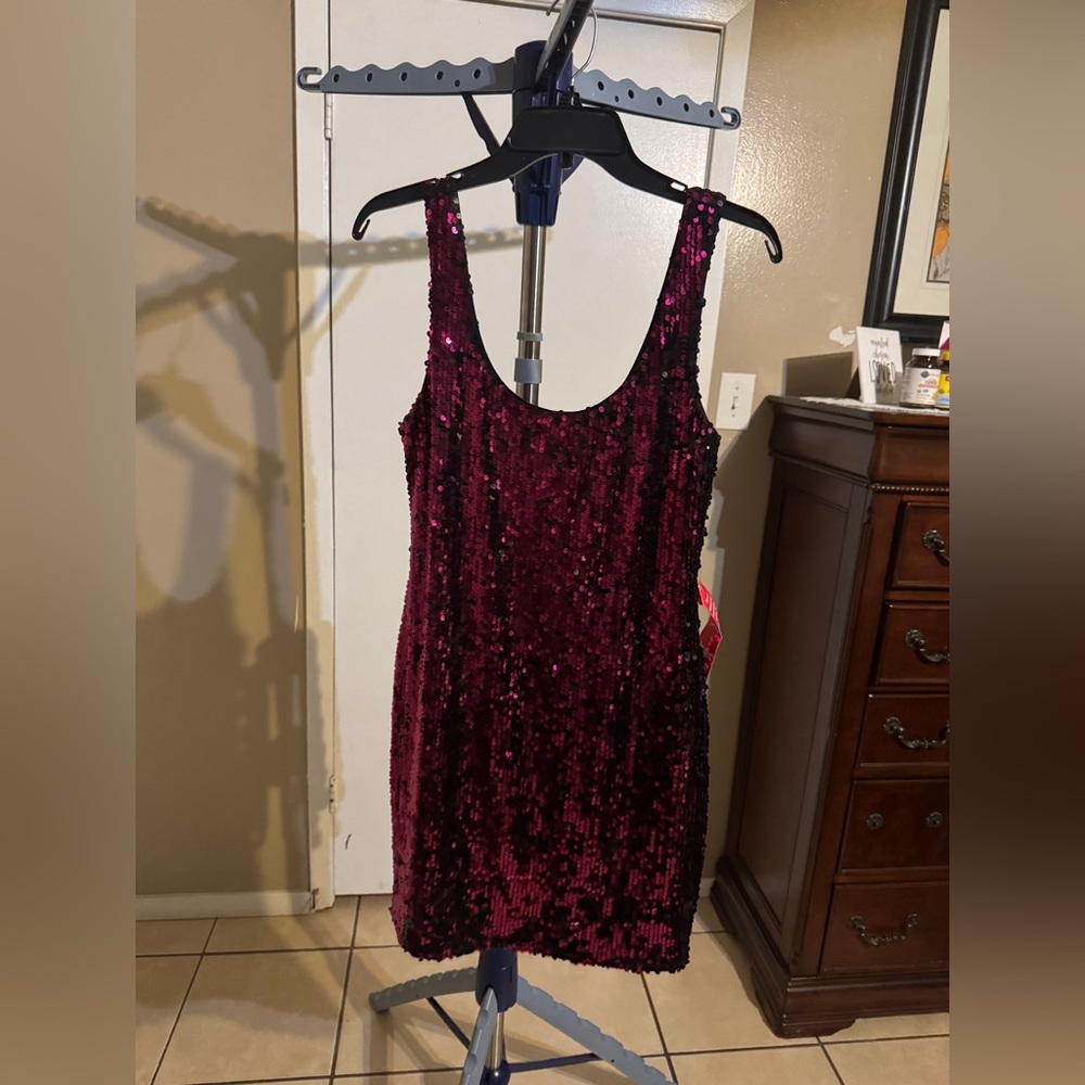 AUW Sparkling Sequin Mini Dress